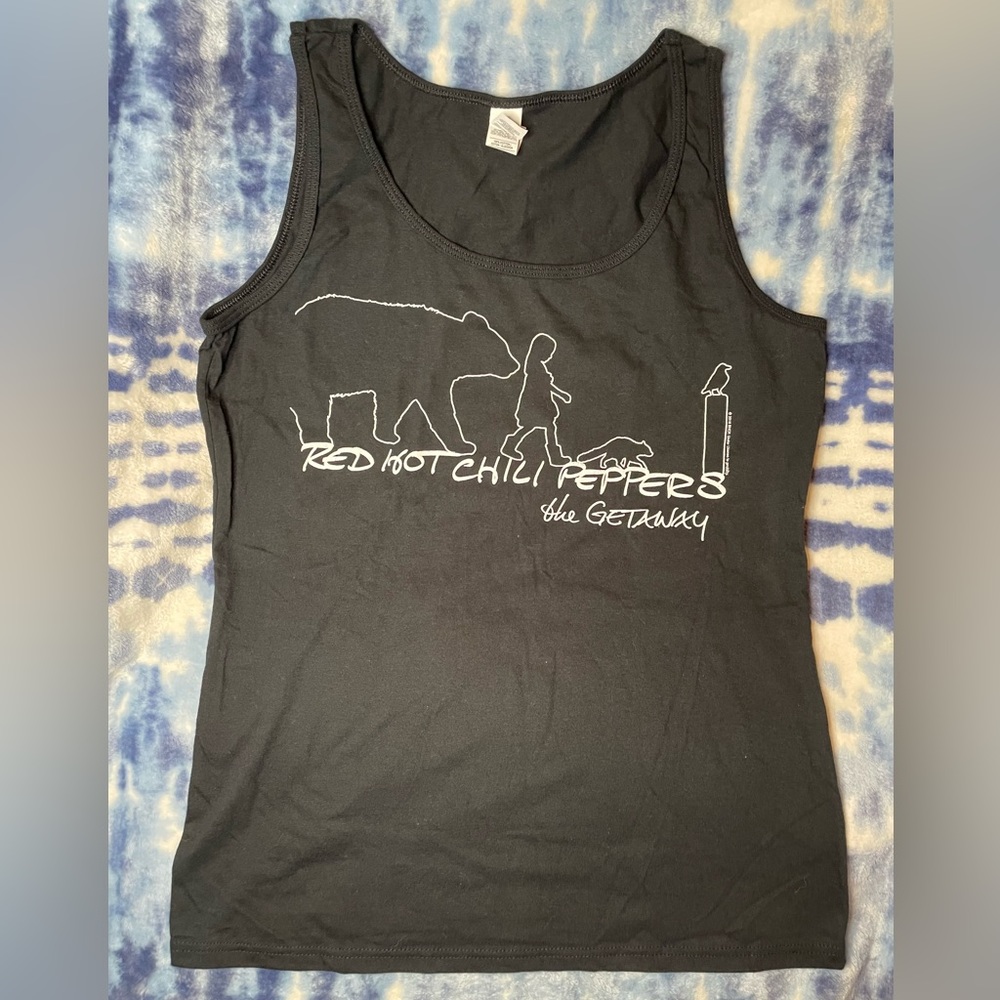 NWOT Rare & HTF Red Hot Chili Peppers The Getaway 2016 Black Tank Top